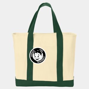 Ideal Twill Two Tone Shopping Tote Thumbnail