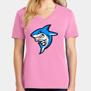 Ladies Core Cotton V Neck Tee Thumbnail