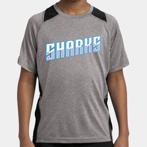 Youth Heather Colorblock Contender ™ Tee Thumbnail