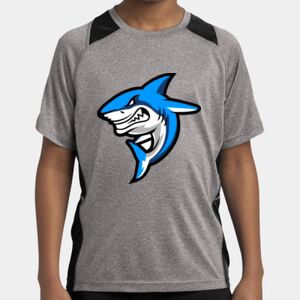 Youth Heather Colorblock Contender ™ Tee Thumbnail
