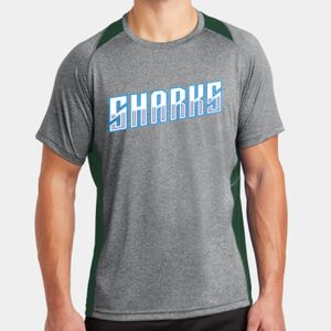 Heather Colorblock Contender ™ Tee Thumbnail