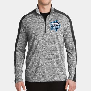 PosiCharge ® Electric Heather Colorblock 1/4 Zip Pullover Thumbnail