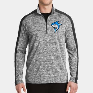 PosiCharge ® Electric Heather Colorblock 1/4 Zip Pullover Thumbnail