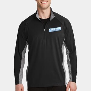 Sport Wick ® Stretch Contrast 1/2 Zip Pullover Thumbnail