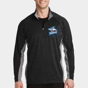 Sport Wick ® Stretch Contrast 1/2 Zip Pullover Thumbnail